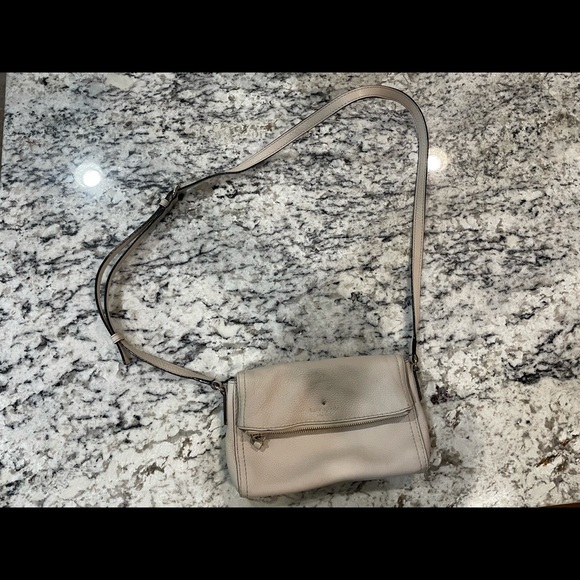 Kate Spade Cobble Hill Marsala Cream Foldover Bag - Picture 2 of 12